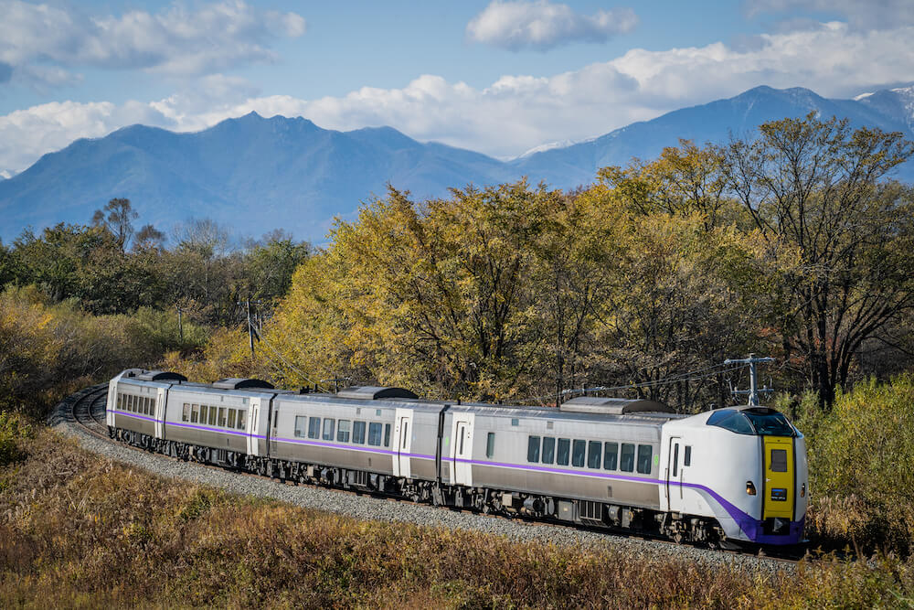 根室本線、芽室・大成駅間を走る特急とかち（キハ261系1000番台）